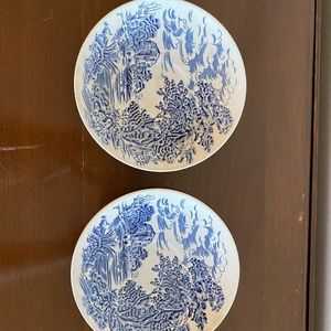 Adoption fundraiser- Antique blue & white plates